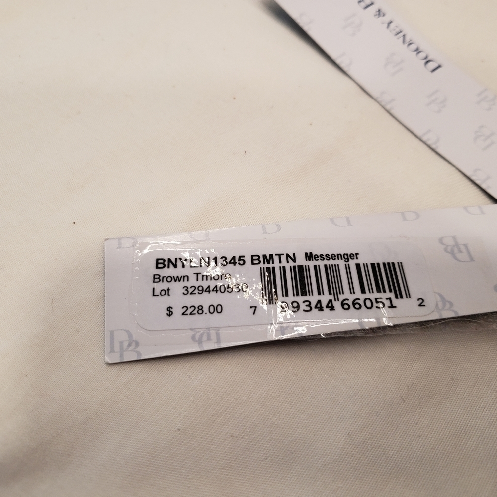 Dooney & Bourke  Brown Toronto Messenger bag. NWT - Picture 6 of 16